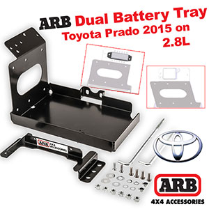 Držák přídavné baterie pro Toyota LC150 od 06/15 2.8L