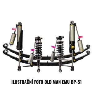 Kompletní podvozek BP-51 Ranger od 2022 + 40 mm s parabolickými péry