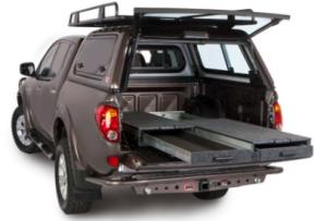 Outback Modular výsuv se zásuvkou - vnější rozměry 505 x 1355 x 140 mm