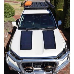 Toyota LC150 2016-2023   solární systém na kapotu  90W