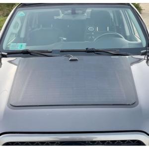 Toyota LC120 2002-2009   solární systém na kapotu  90W