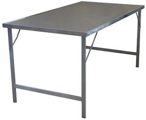 UPRACKS campingový skládací stůl s nerezovou horní deskou